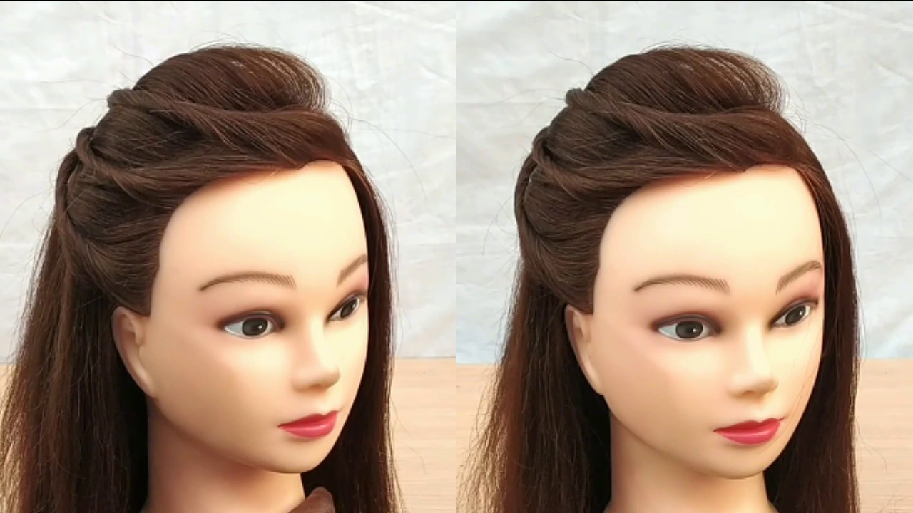 A Simple hairstyle for everyday day use || How to make a 1 min perfect puff hairstyles