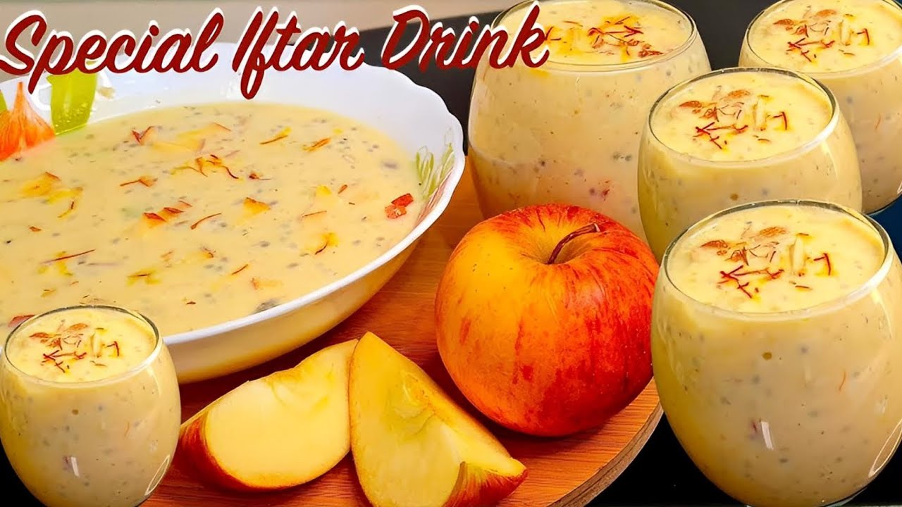ஆப்பிள் வச்சு டக்குனு செஞ்சு அசத்துங்க😍|IFTAR SPECIAL NAFRATH KA SHARBATH |Apple sarbath in tamil
