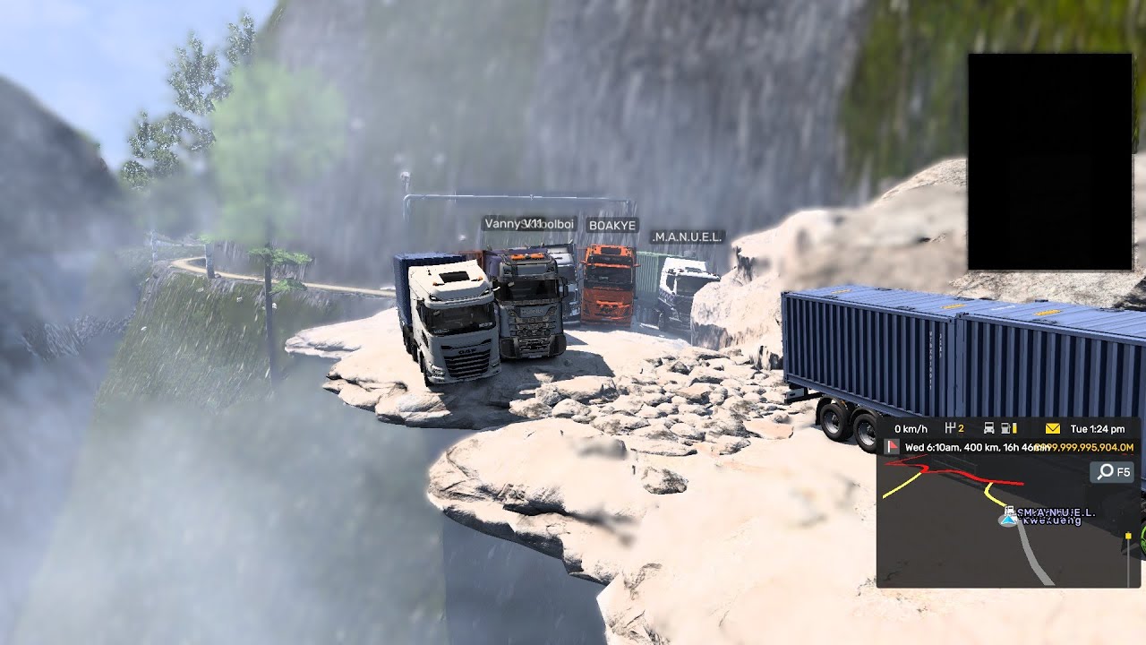 ETS 2 1.57 most dangerous map #rota  factor Map|| DAF - ETS convoy #eurotrucksimulator2
