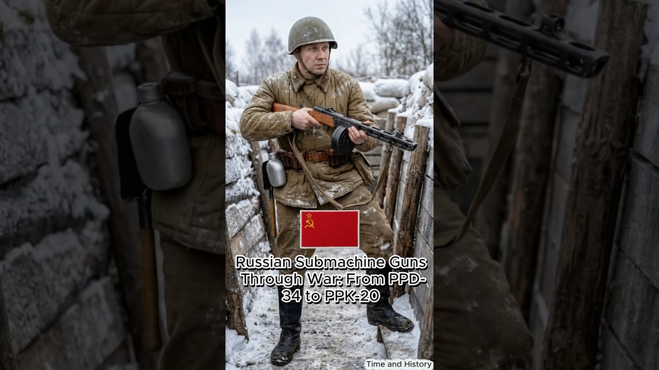 Russian Submachine Guns Through War: From PPD-34 to PPK-20