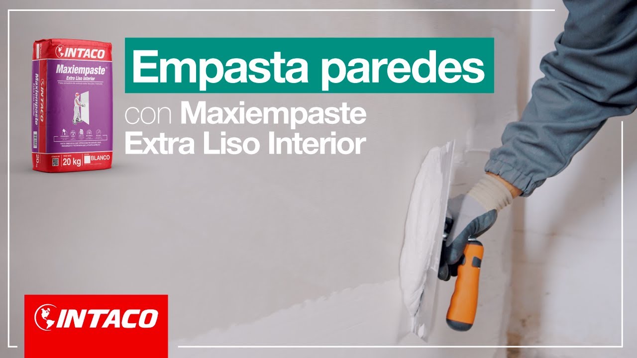 Empasta paredes con Maxiempaste Extra Liso Interior