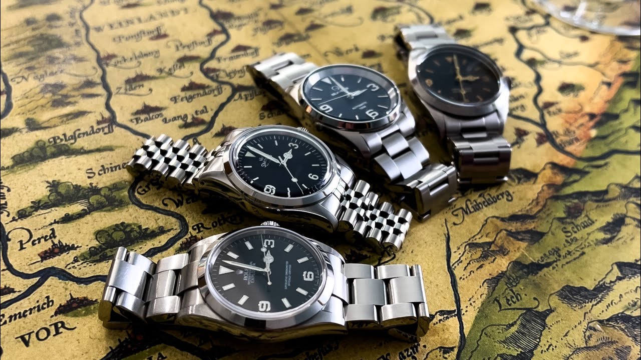 Rolex Explorer 36mm alternatives: Smiths Everest, Islander Manhasset, WMT Barracuda