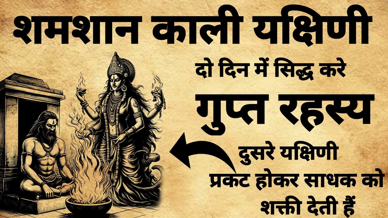 Shamshan Kali Yakshini Sadhna | शमशान काली यक्षिणी तामसिक साधना | #tantrasadhna