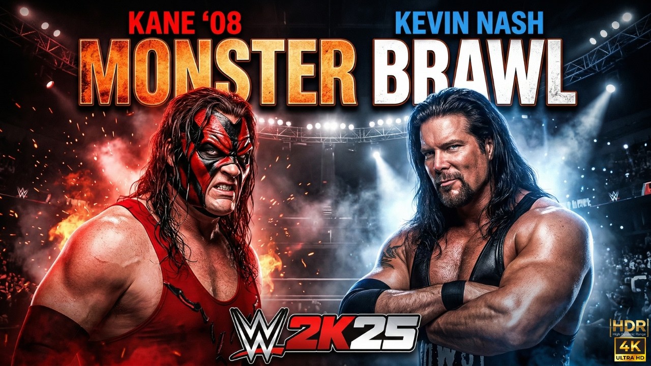 Kane vs Kevin Nash – MONSTER BRAWL! 🔥 WWE 2K25