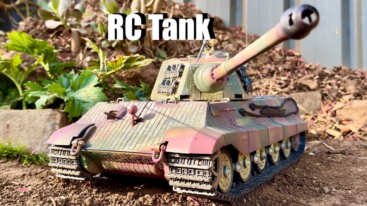 1/16 Scale King Tiger RC Tank on the Warpath!  #henglong #rc