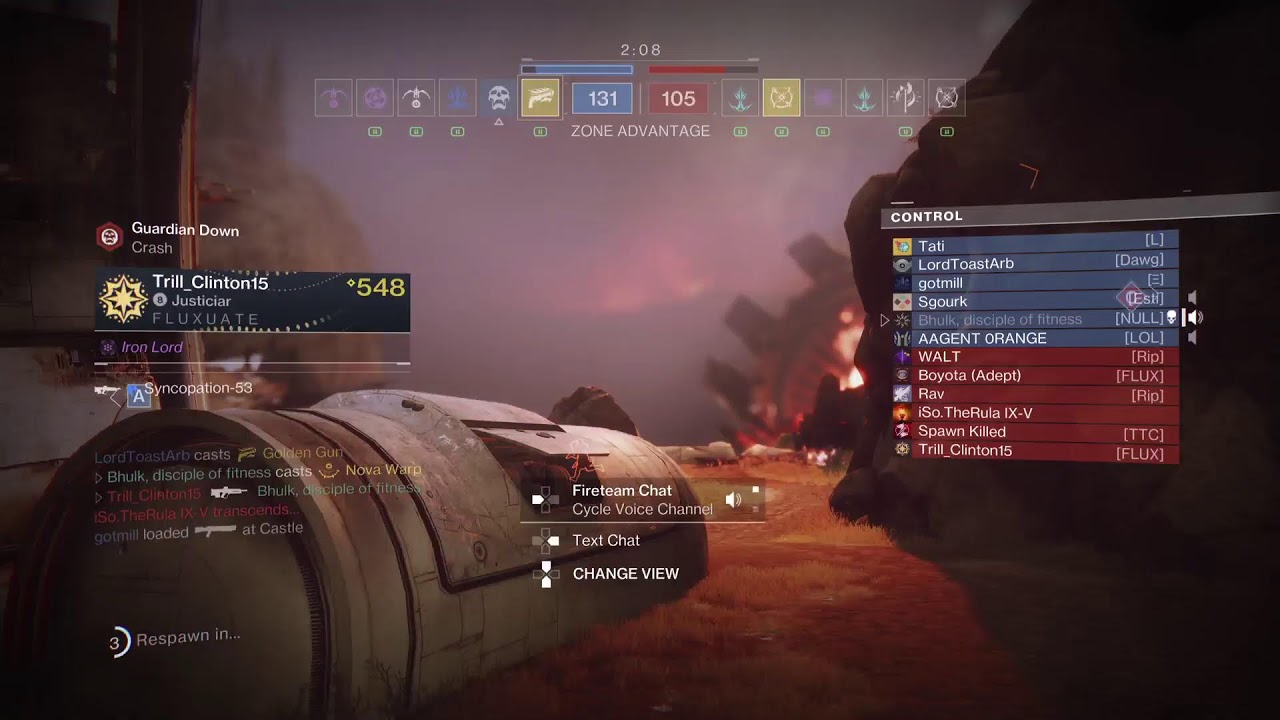 Playing destiny 2
