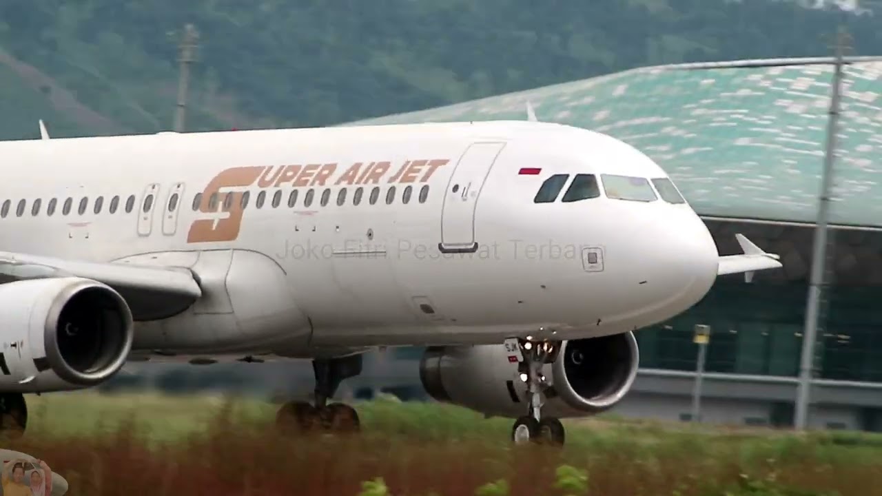 Super Air Jet Take Off di Bandara Dhoho Kediri 8 Maret 2026
