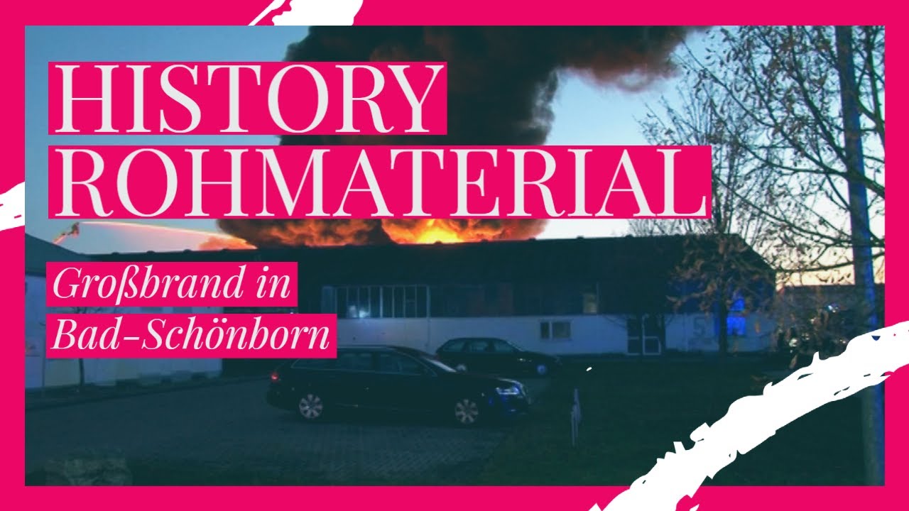 [History Rohmaterial] Großbrand in Bad Schönborn - mehr als 300 Kräfte im Einsatz