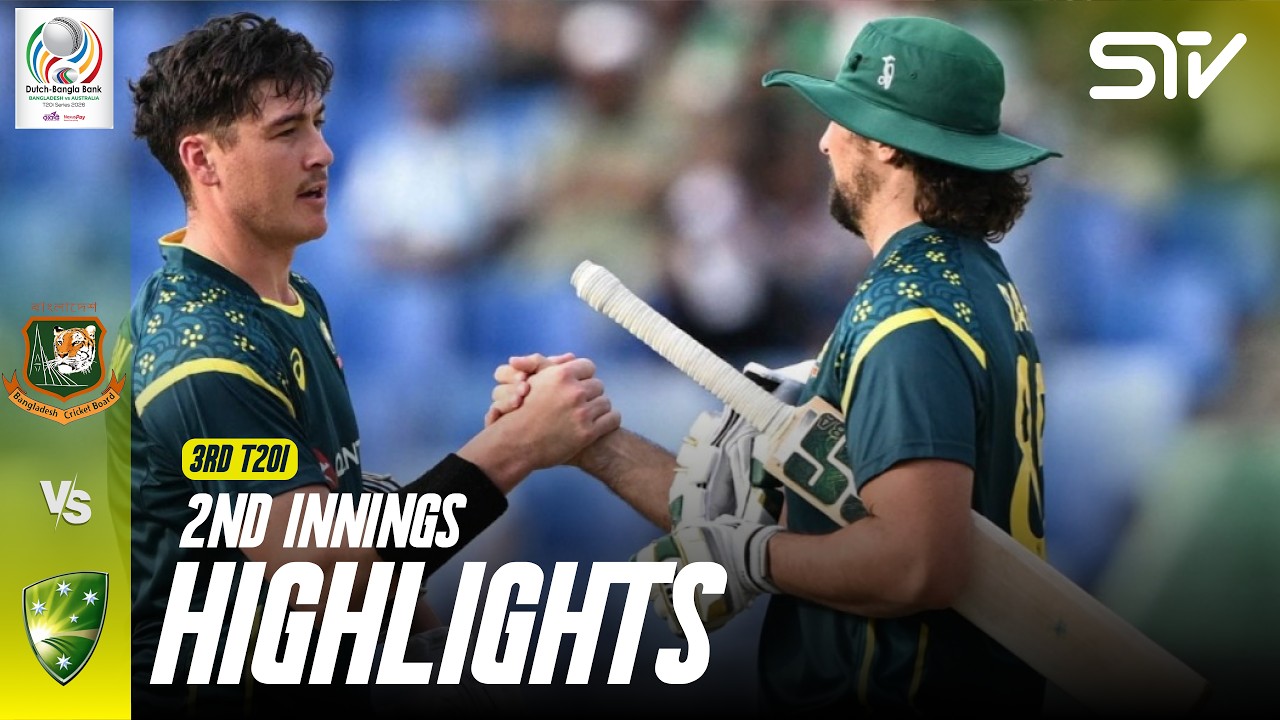 2nd Innings Highlights | Bangladesh vs Australia | Match 03 | T20I Series 2026 | M9K1K