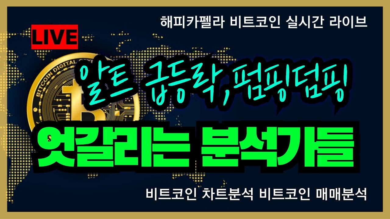 비트코인 실시간, 엇갈리는 분석가들. 알트 급등락! 펌핑&덤핑 2/20 아침💎#비트코인 #비트코인실시간 #이더리움 #리플 #2026 #2026year  #차트분석