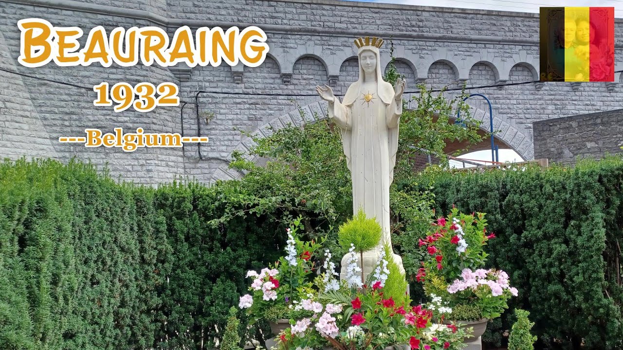 BELGIUM / BEAURAING / VIRGIN MARY WITH THE GOLDEN HEART /  SANCTUARIES OF BEAURAING / @Ellaslife71
