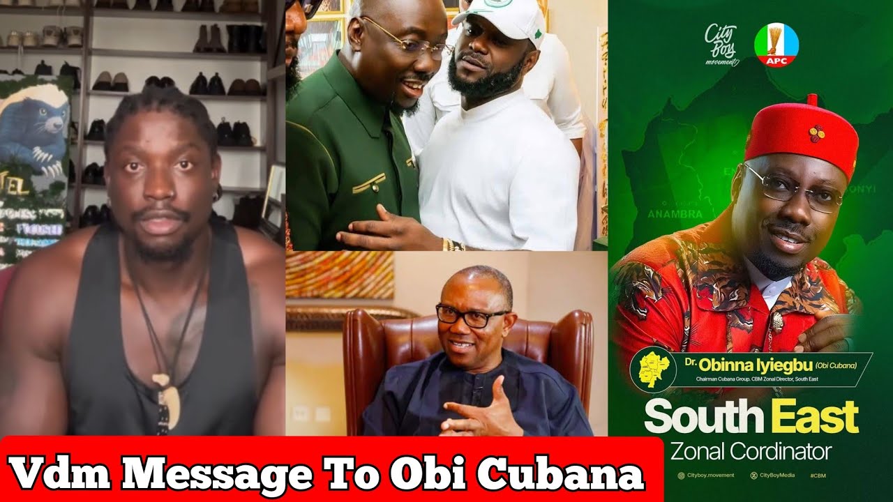 Verydarkman Reacts To Obi Cubana Joining Apc Tinubu Campaign Against Peter Obi 