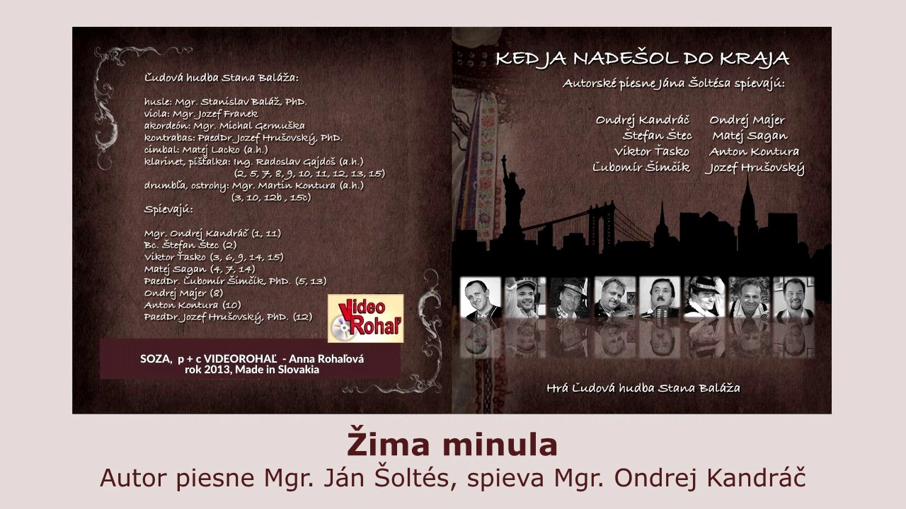 LH Stana Baláža, Źima minula, autor Ján Šoltés, spieva Ondrej Kandráč