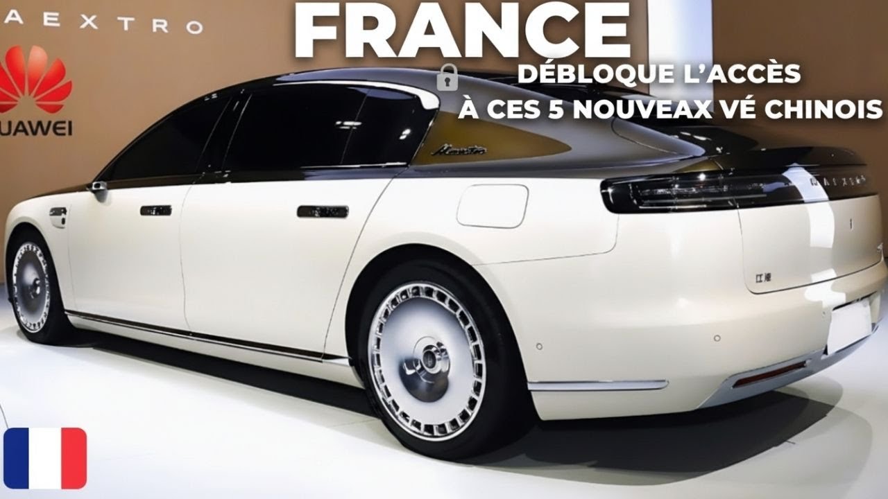 La France débloque l'accès à ces 5 modèles de VÉ chinois