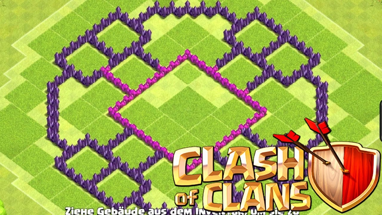 BESTE RATHAUS LEVEL 8 BASE 2018 | Clash of Clans Base Design TH 8 | Matze