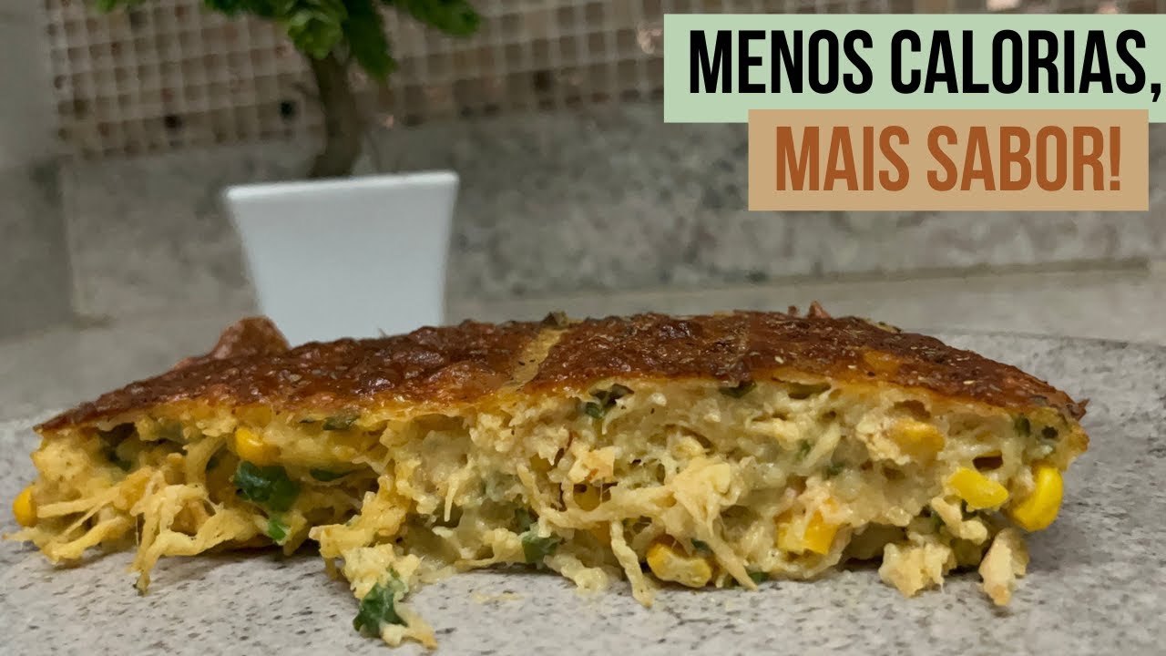 Torta de Frango Fit Sem Glúten – Proteica, Cremosa e Pronta em 20 Minutos!