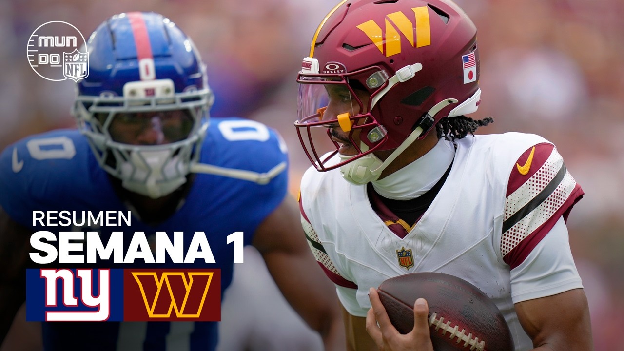 New York Giants vs Washington Commanders | Resumen NFL en español - Semana 1 | NFL Highlights 2025