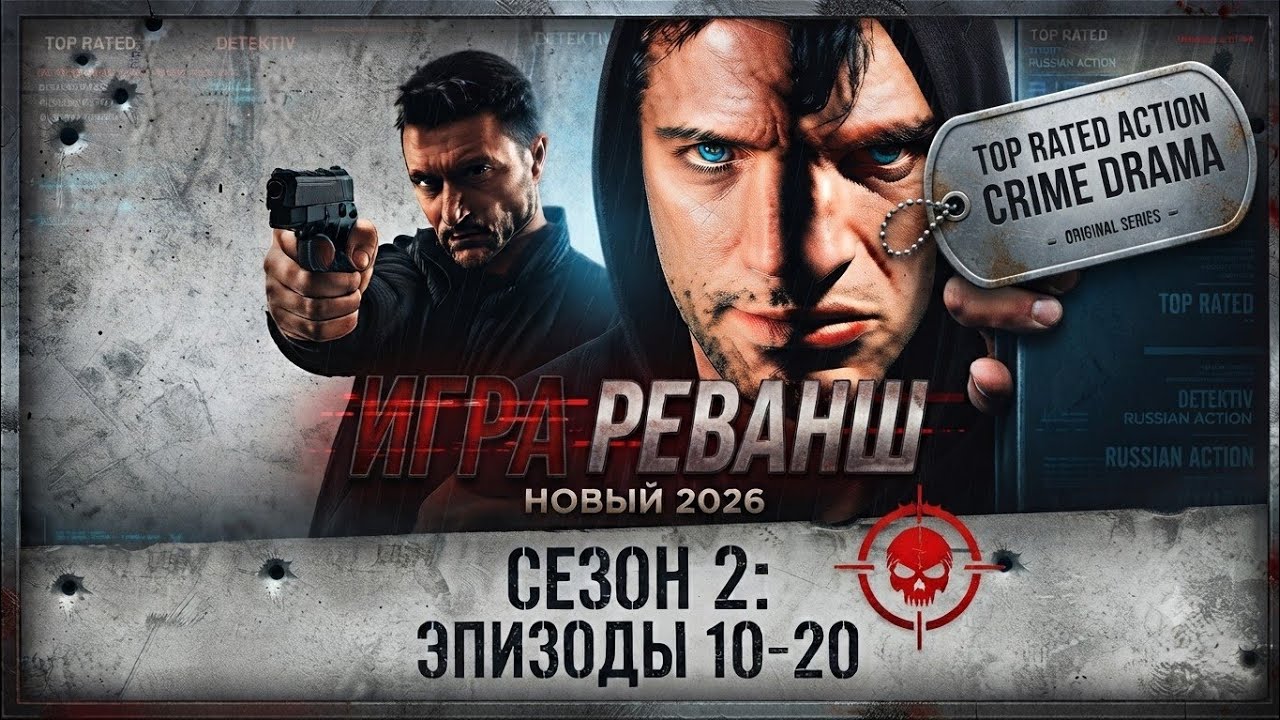 Игра. Реванш &mdash; 2 сезон (10&ndash;20 серии) | ПРЕМЬЕРА 2026 | РУССКИЙ БОЕВИК | ДЕТЕКТИВ