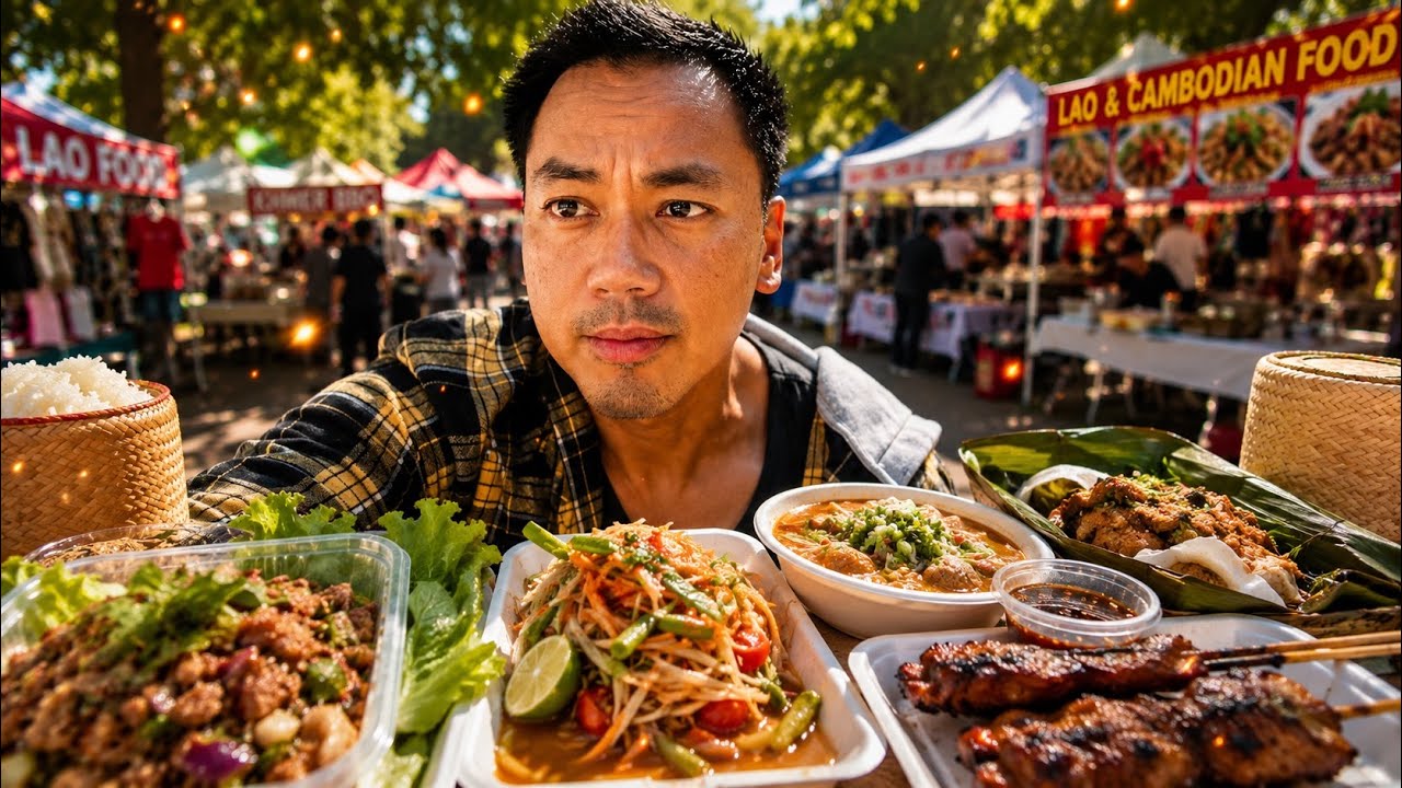 Epic Street Food Tour | Legendary Papaya Salad & More! (Angel Cruz RETURN)