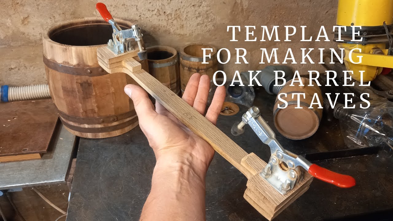 How to Make a Template for Making Oak Barrel Staves | A Whiskey Barrel DIY