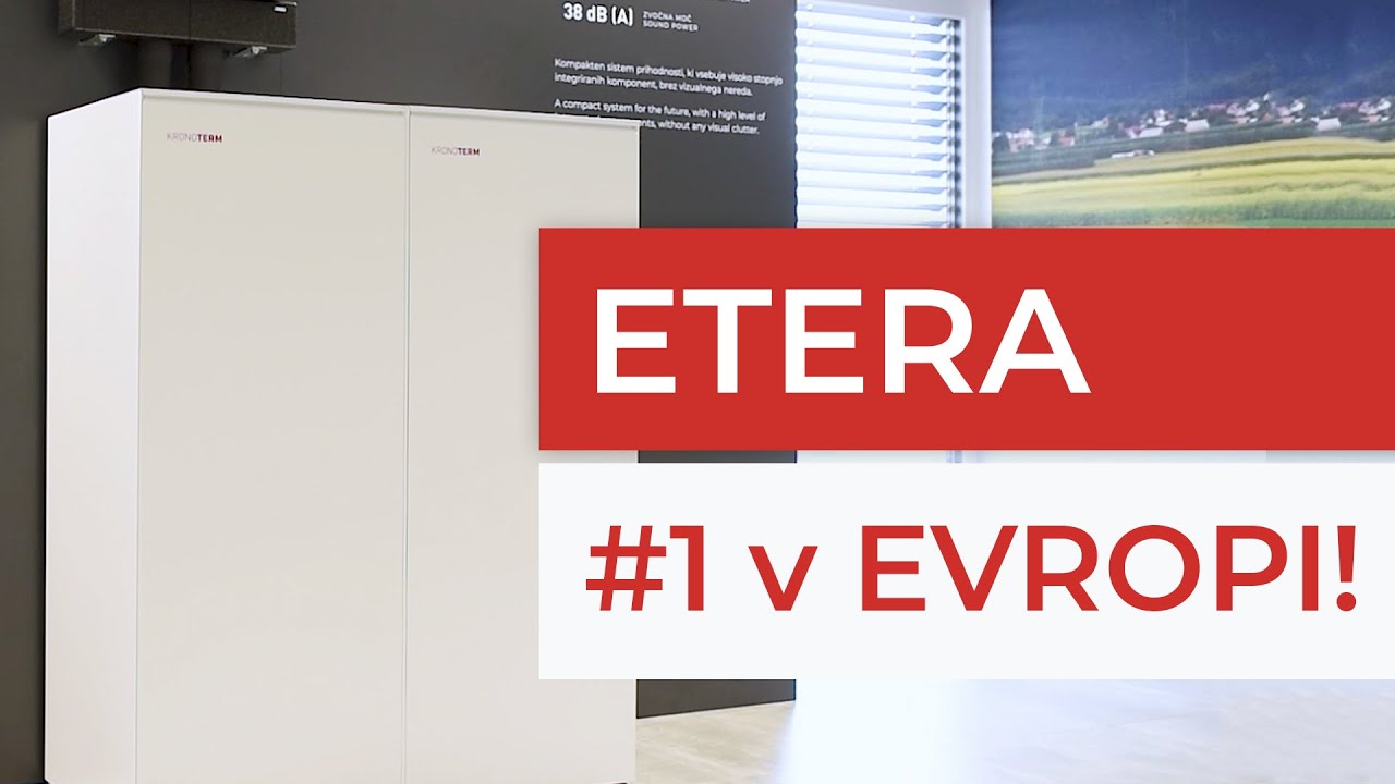 Kronoterm ETERA – #1 geotermalna toplotna črpalka v Evropi!