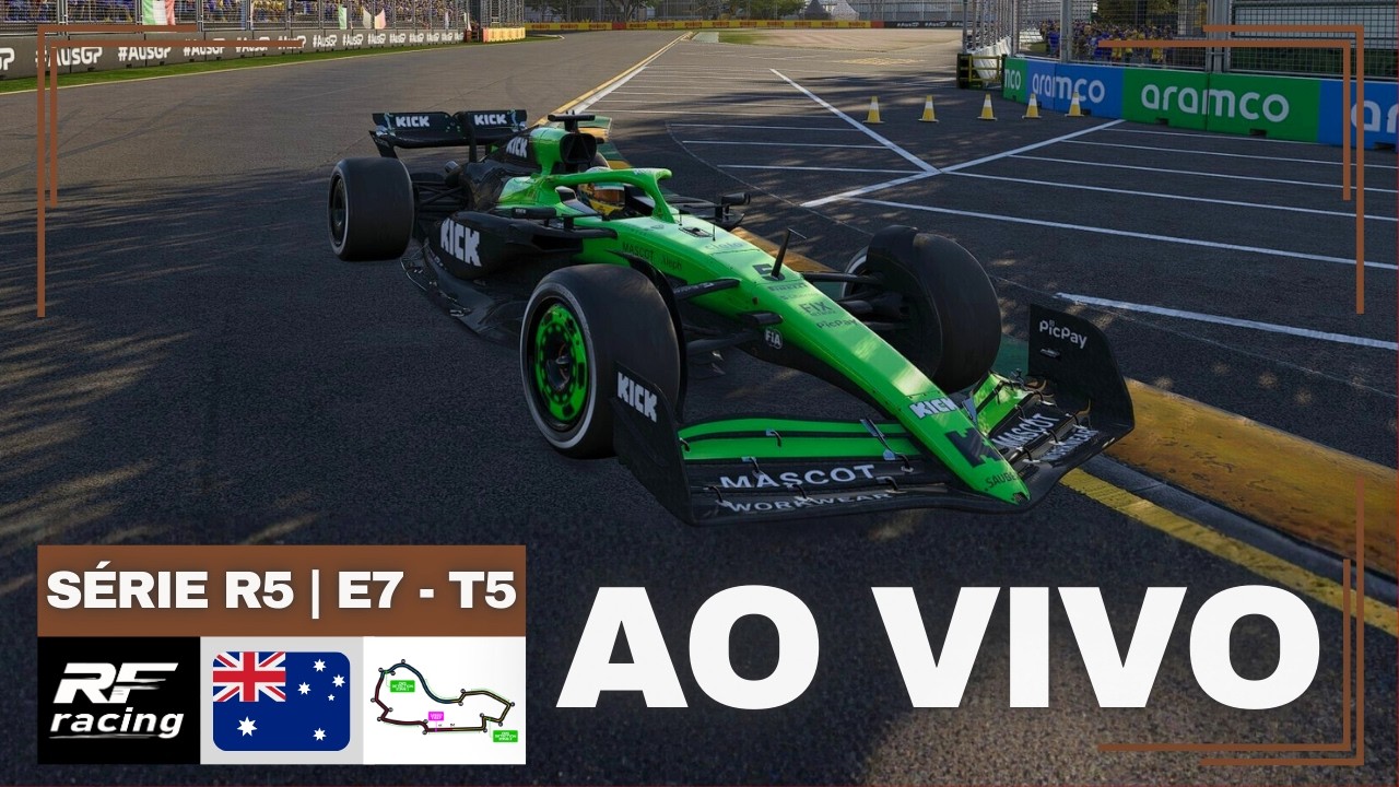 🔴 F1 25 -  AUSTRÁLIA - MELBOURNE 🇦🇺  | RFR LEAGUE - SÉRIE R5 (ACADEMY) - ETAPA 7 | TEMPORADA 5