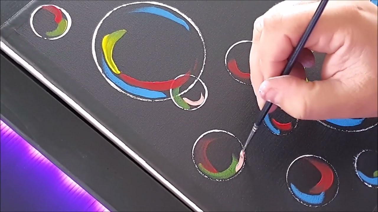 KING ART     PAINT SOAP BUBBLES   N 109  PAINTING TUTORIAL