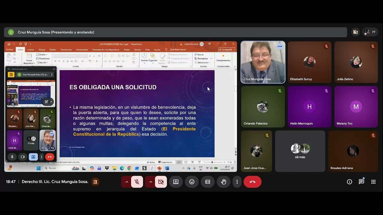 6/03/2026 Derecho III Lic. Cruz Munguia 2da parte