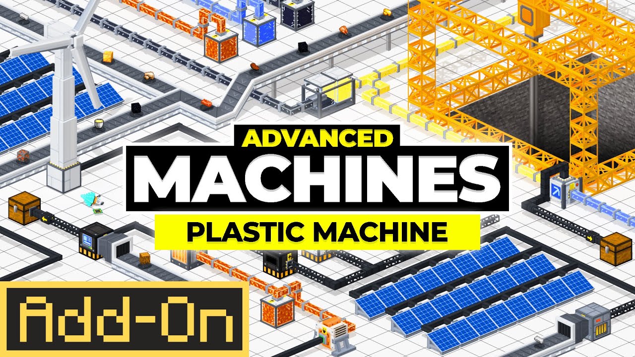 Advanced Machines Add-On - Plastic Machine Tutorial | Minecraft Marketplace Add-Ons