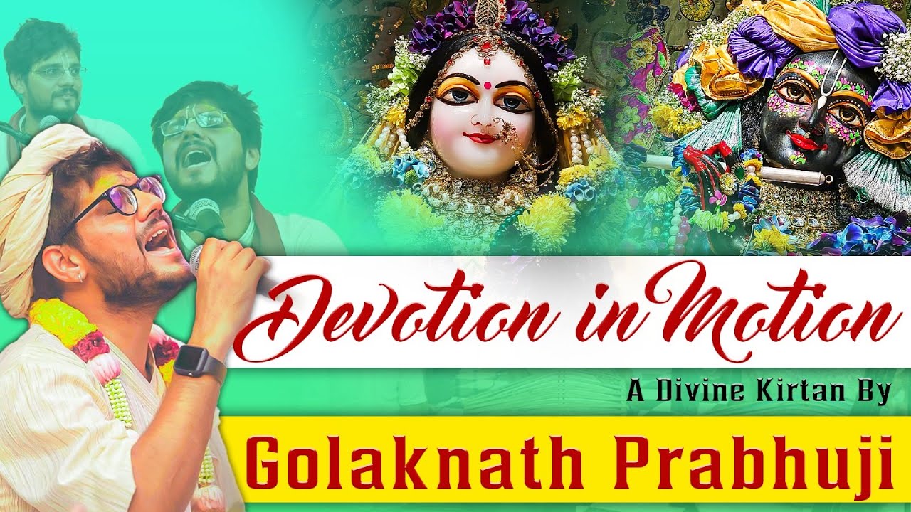 Devotion in Motion | HG Goloknath Prabhu Soulful Bhajan | ISKCON Gurugram |