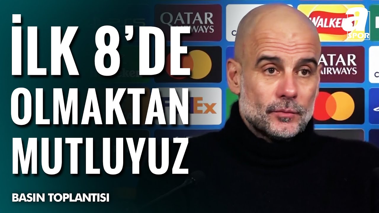 Manchester City 2-0 Galatasaray | Pep Guardiola Maç Sonu Basın Toplantısı