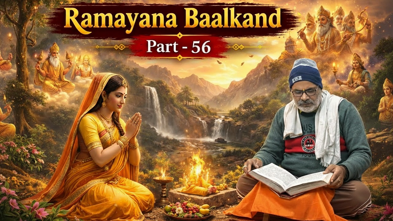 रामायण बालकांड भाग 56 | सीता जी की पवित्र प्रार्थना | भावुक प्रसंग 🌺🚩