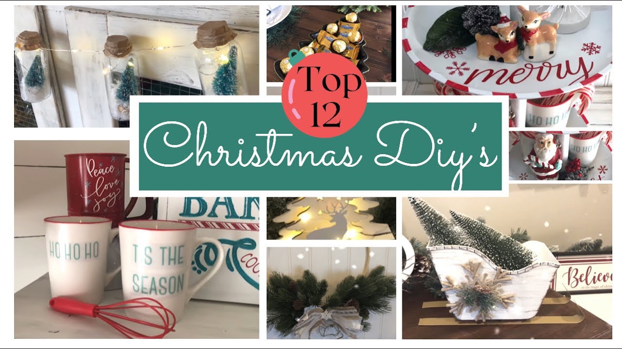 Top 12 *Must Try* Christmas DIYs