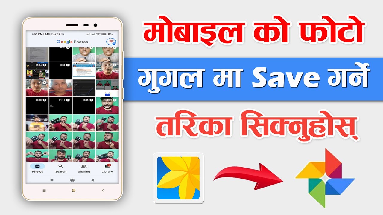 How To Save Gallery Photo To Google Photos? Backup All Mobile Photos In Google Photos Or Gmail 2021