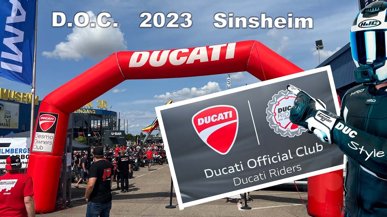 DOC 2023 in Sinsheim / gelungenes Ducati Event / Ducati Official Club