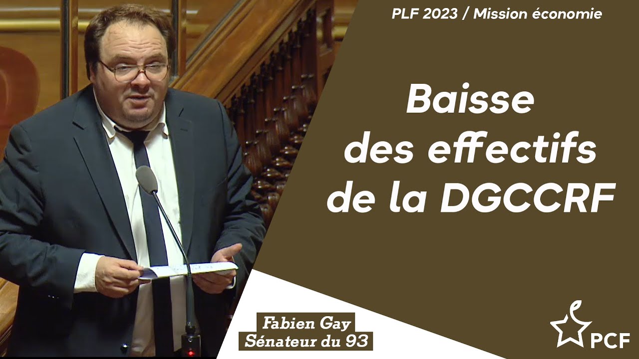 Baisse des effectifs DGCCRF