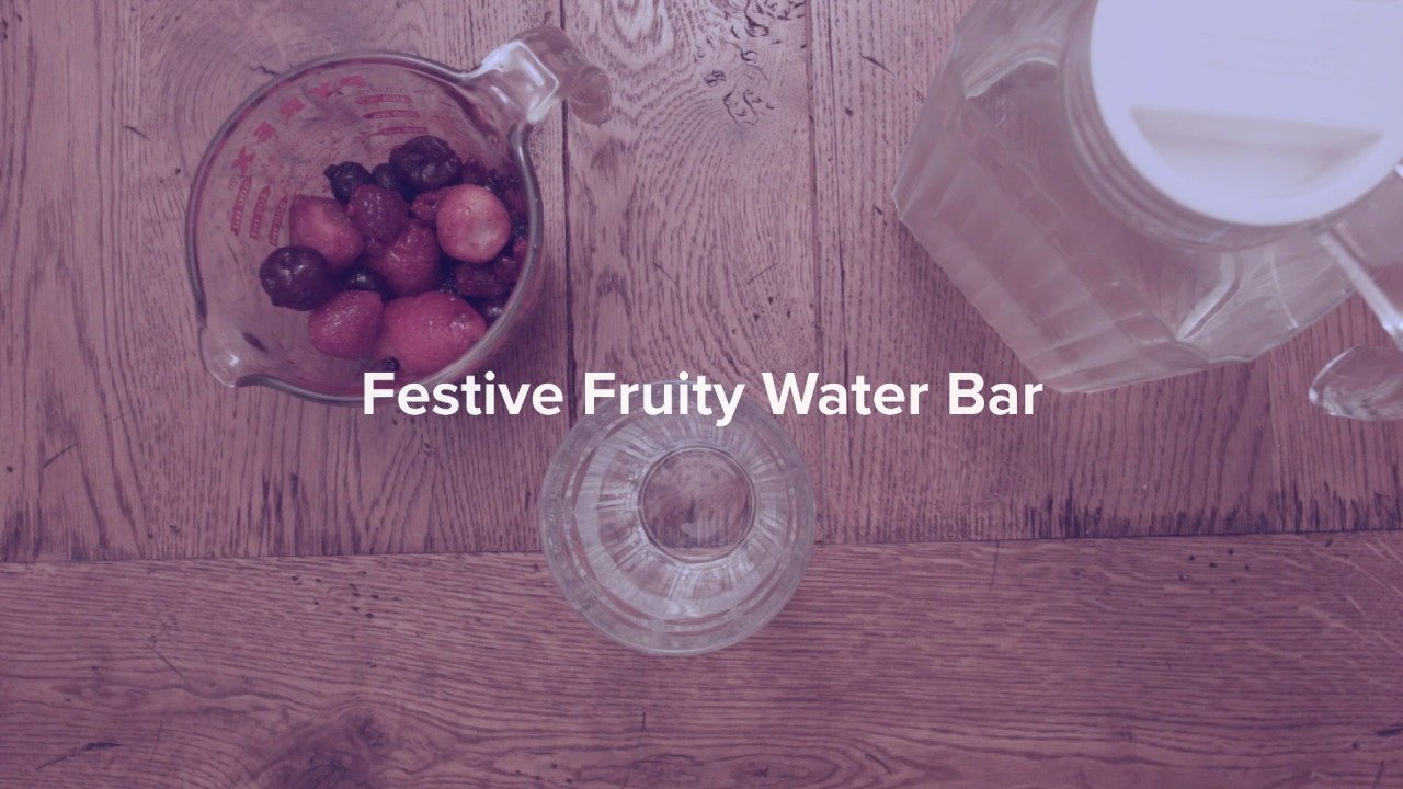 Festive Fruity Water Bar