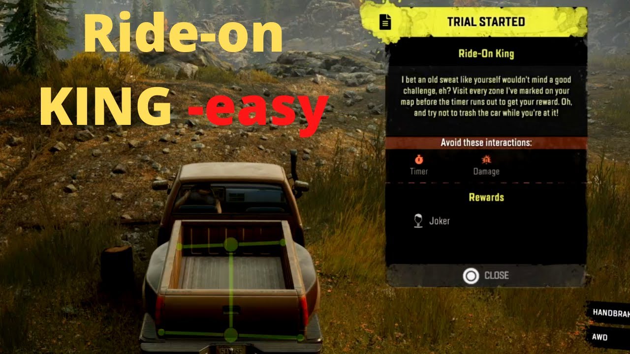 Snowrunner Trials Ride-on King made easy-  Сноураннер испытания