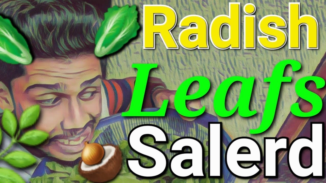 🇱🇰 Sri Lankan Style 🥗 Radish 🌿 Green Leaf Salad | Healthy Radish Salad Recipe 🌿🥗 | #MRC046