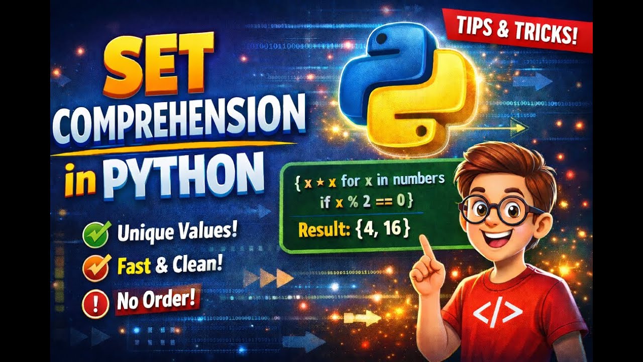 Set Comprehension in Python