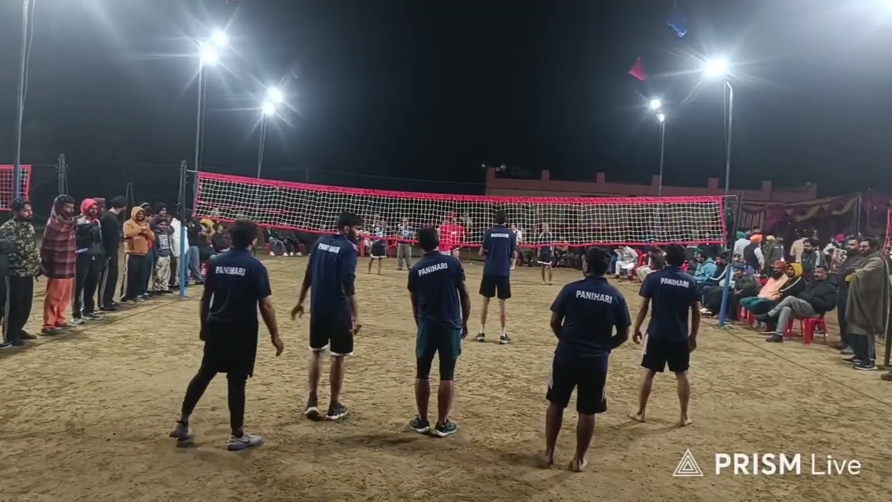 Shallu Panihari Vs Khanjarwal at Baude Shooting Volleyball Tournament 
