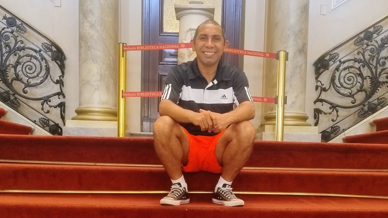 Visita à Biblioteca Nacional no RJ.
