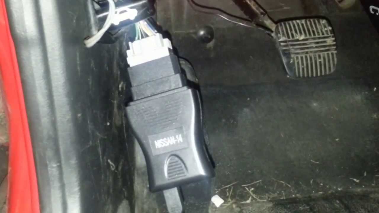 how to connect nissan consult cable part1