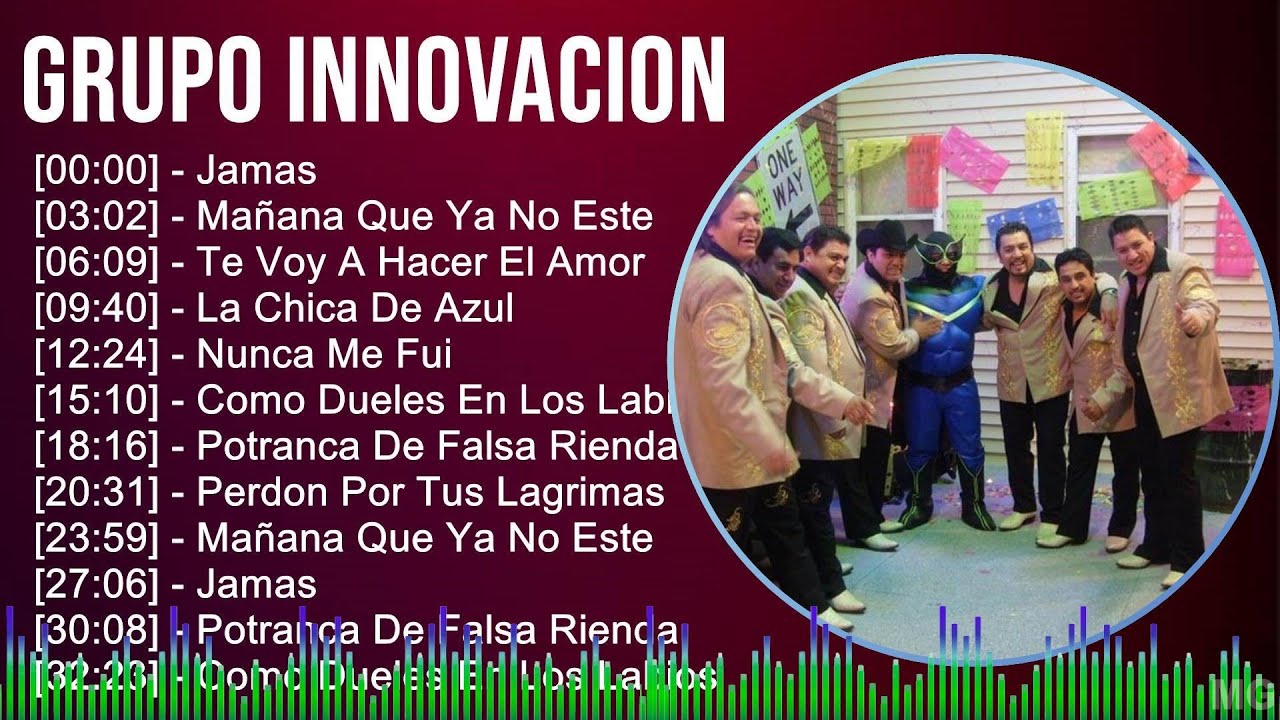 Grupo Innovacion 2024 MIX Grandes Exitos - Jamas, Mañana Que Ya No Este, Te Voy A Hacer El Amor,...