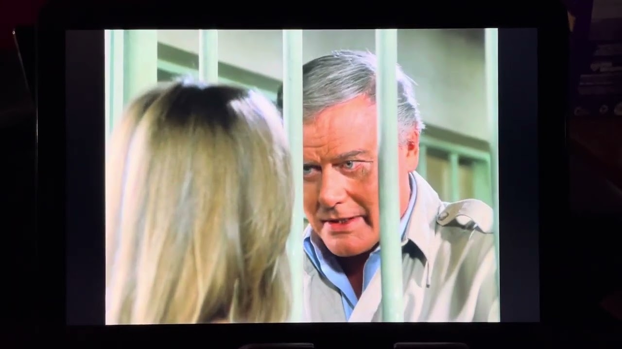 Dallas: Cally visits J.R. in his holding cell.