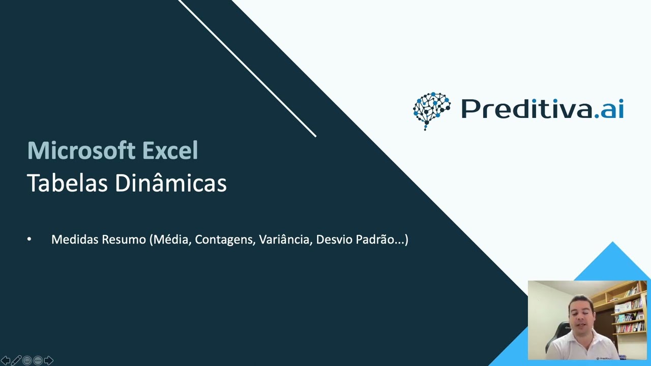 Excel para Análise de Dados: Aula 21 - Tabelas Dinâmicas: Média, Contagem, Desvio Padrão e outras