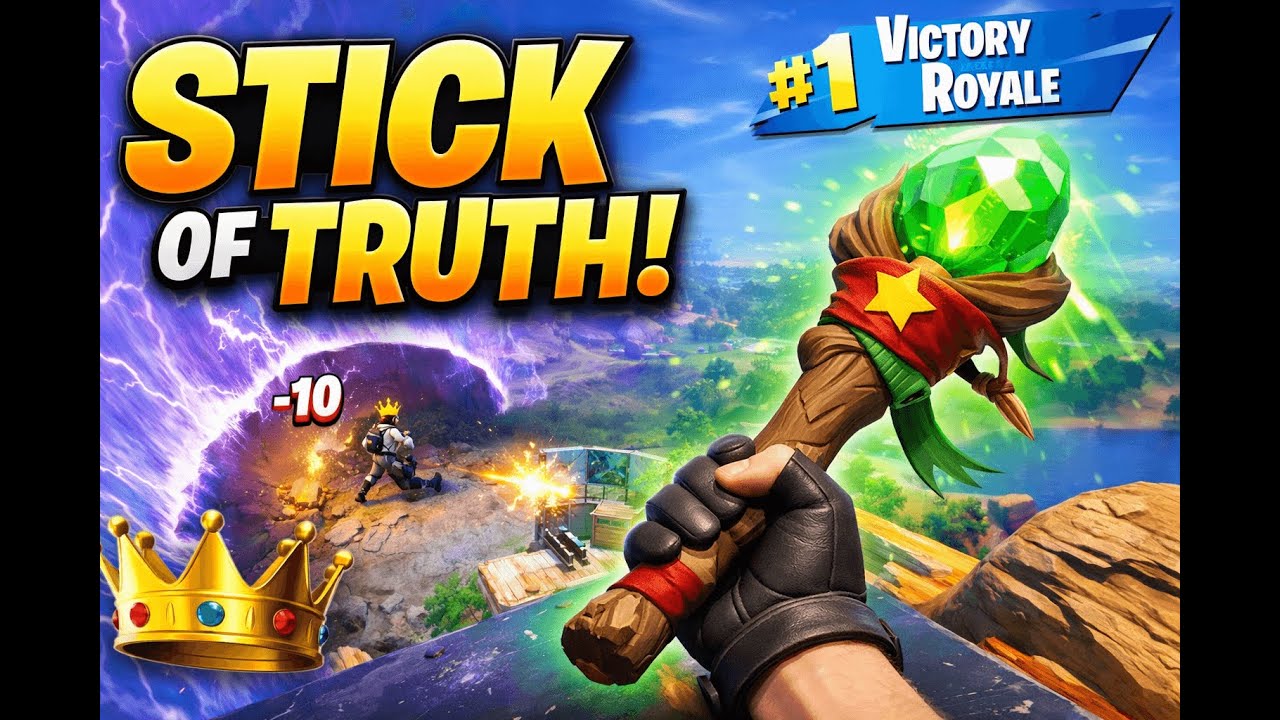 The Stick of Truth Is Broken… Crown Win in Fortnite Zero Build