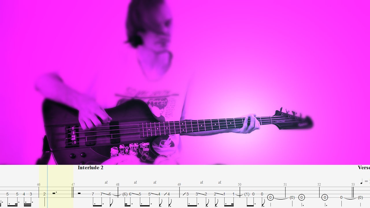 These Boots Are Made For Walkin' – Nancy Sinatra – Bass cover with tabs (4k)