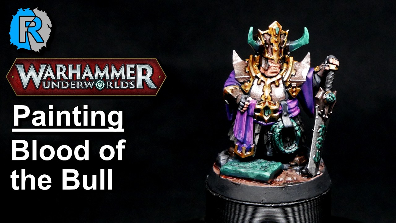 Как я раскрасил Зулдраку – Warhammer Underworlds | Фиолетовые мантии, оловянные доспехи и нефрито...