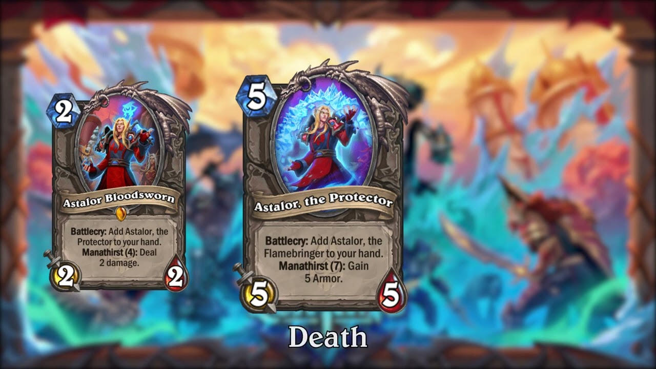 Hearthstone - Astalor Bloodsworn Voice Lines